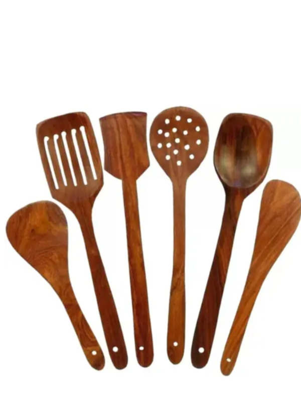 SheeshamWoodCutlerySet(Packof07)Ma