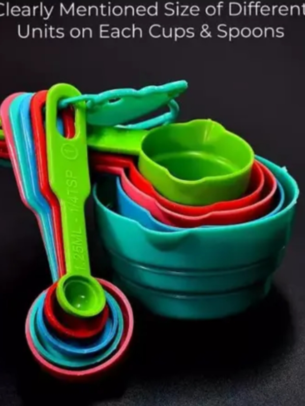 10PCS PLASTIC MEASURING SPOONS