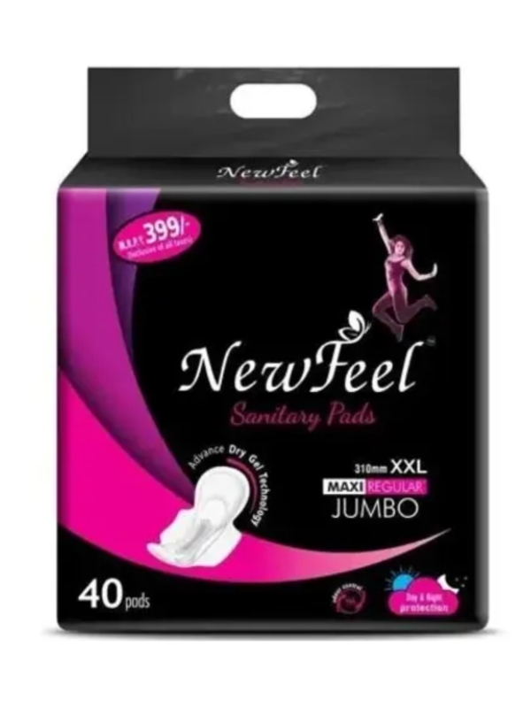 New Feel Sanitary Pad ( Pack of 1)(40 Pcs)