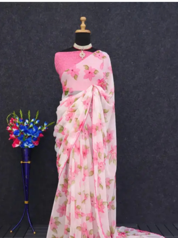 FLOWER DESIGNER SAREE