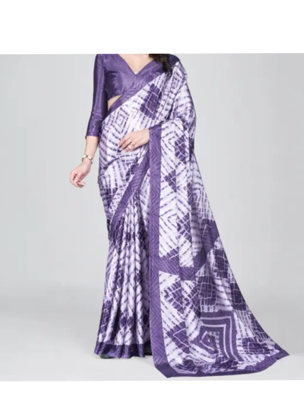 best cotton silk laheriya printed saree