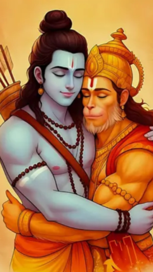 Ramshanumanwallstickerselfadhesivesticker(pachof1)