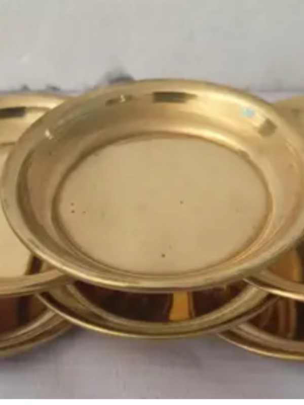 Diya plates traditional Indian oil lamp holders