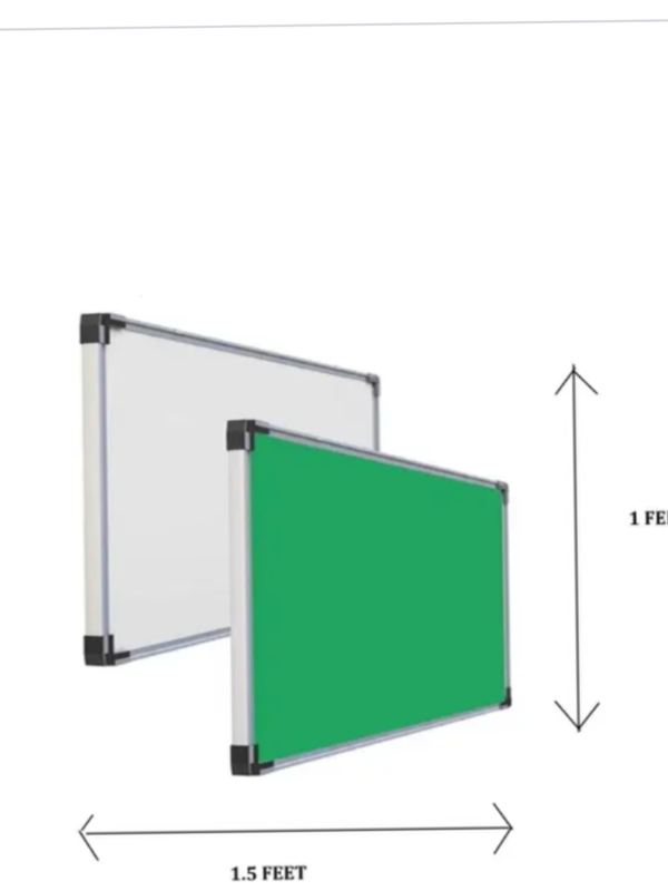 Mbl regular mini non magnetic dual side board white green board ror 0