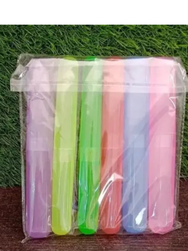 4 pc plastic toothbrush cover