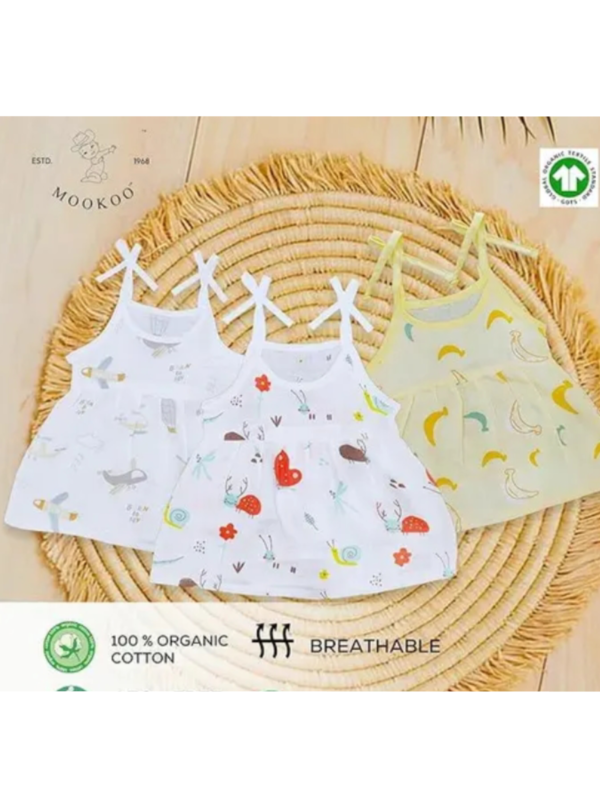 Muslin Frock Knot for Newborn Baby Girl
