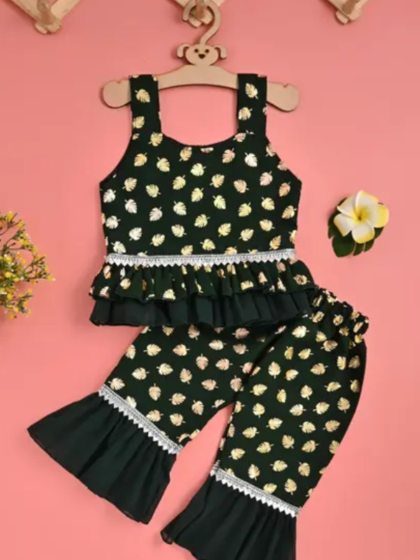 New baby elephante style top & plazoo