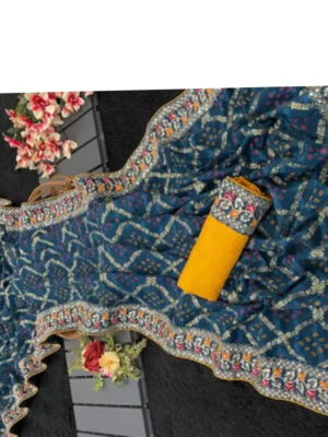Bhagyashree textlte bandhanl sarees