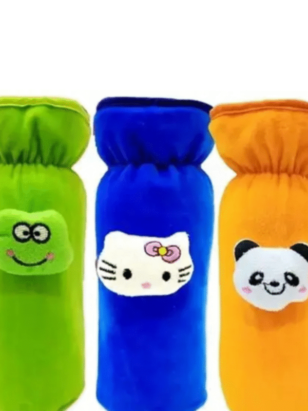 Soft velvet baby milk bottle cover pack of 3