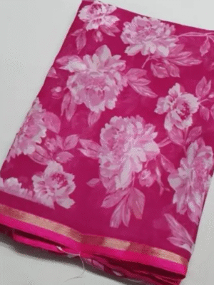 Georgette printed saree
