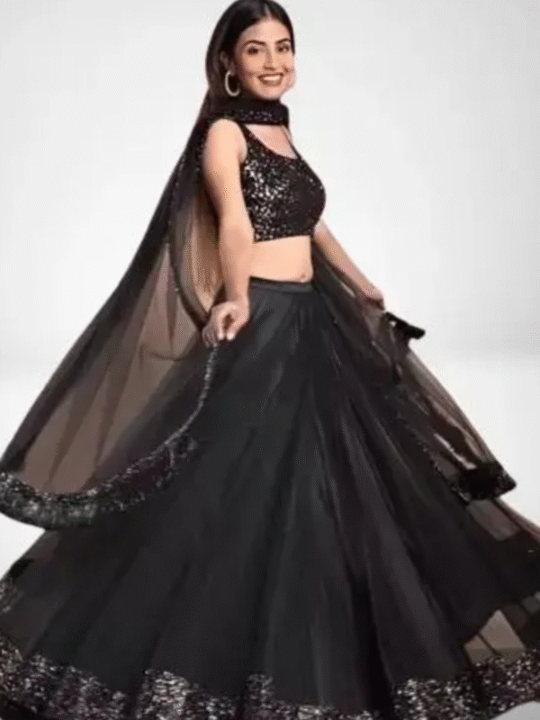 Studio lehenga choli with sequins work