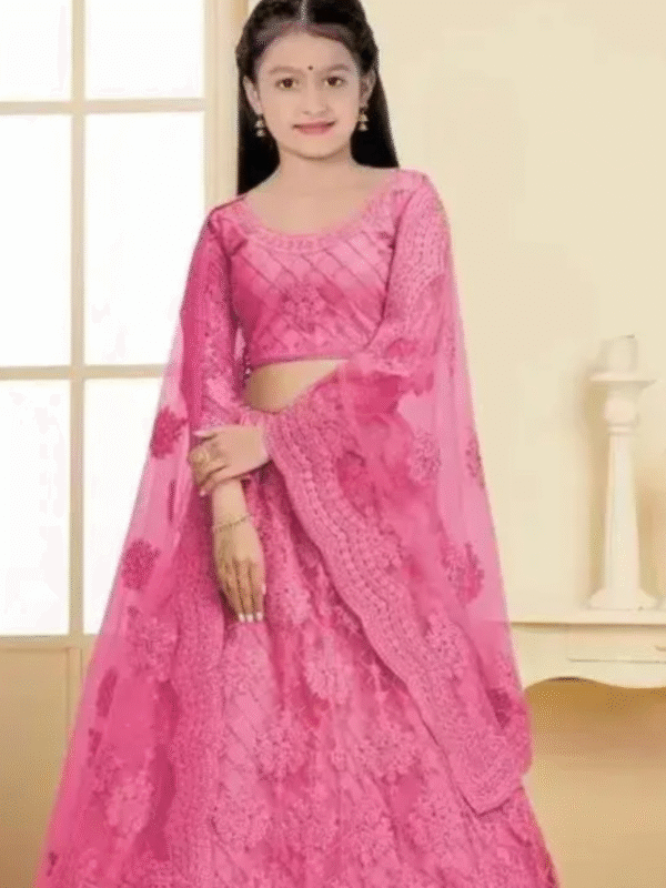 Girls semi stitched lehenga choli