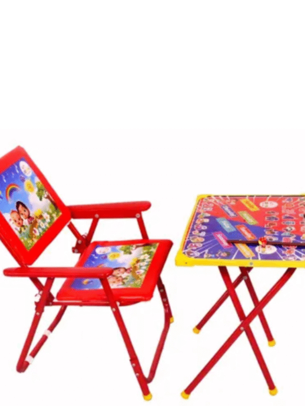 Table chalr set for kids study (red)