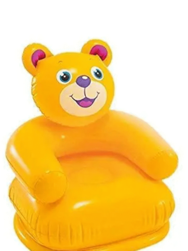 Inflatable kids teddy sofa