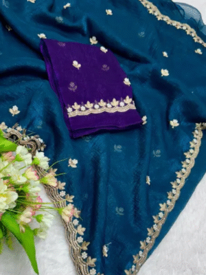 New chiffon silk sarees