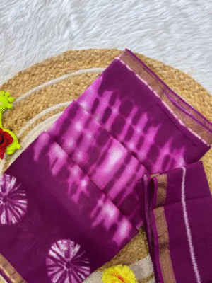 H3 plus sign cotton print saree