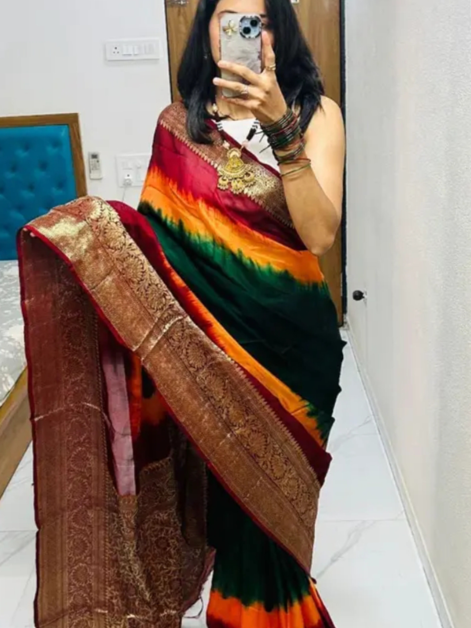 Jalpurl trending new kanjivaram saree