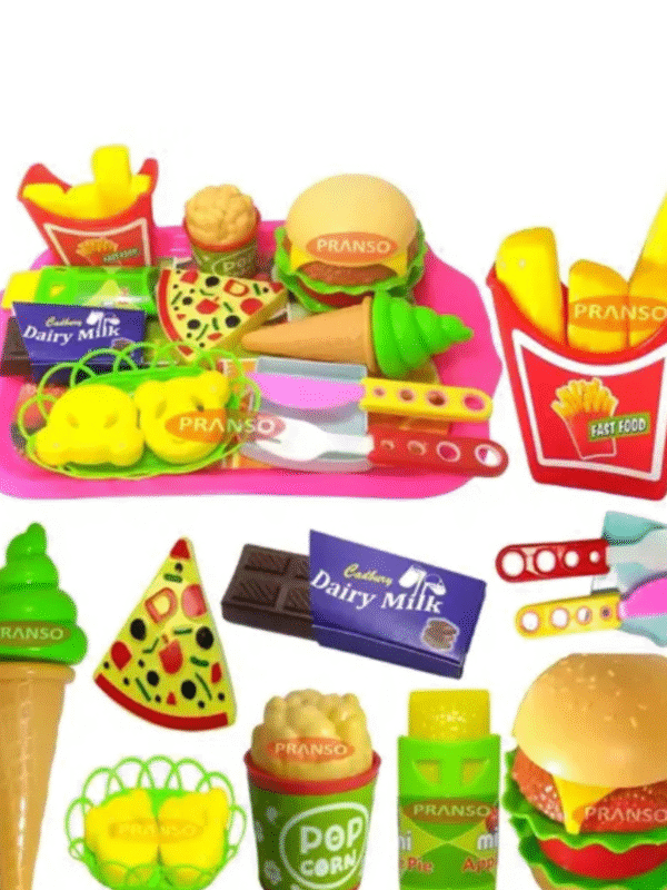 Happy pranso 18 pcs play fast food set