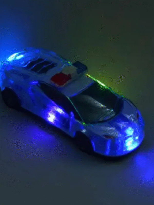 Pack of one car multicolor police car